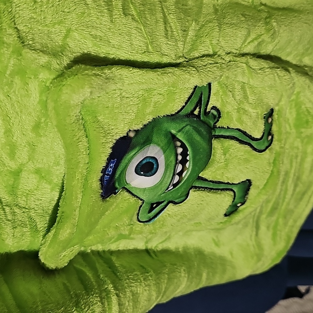 New In Bag Mike From Monsters Inc Oversized Onesize Hoodie - Picture 3 of 6